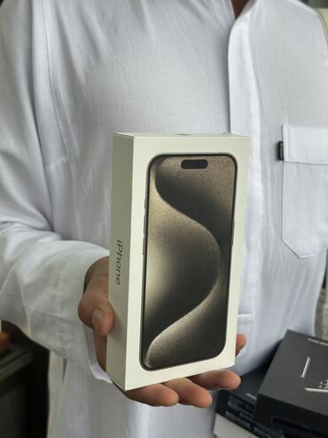 сотовые телефоны в рассрочку: IPhone 15 Pro, Жаңы, 256 ГБ, Natural Titanium