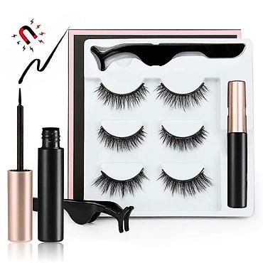 Makeup: 💕 Cena 1400dinara 🌸Magnetne trepavice set + magnetni ajlajner Set od 3 — 5