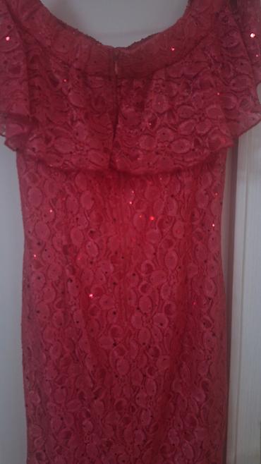p s feshion: Haljina NOVA PS Feshion koral crvena svecana, elegantna cipka sa — 3