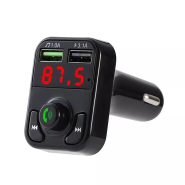 Auto oprema: V2 - Handsfree FM Bluetooth Auto Car Kit USB punjač MP3 Bežični — 7