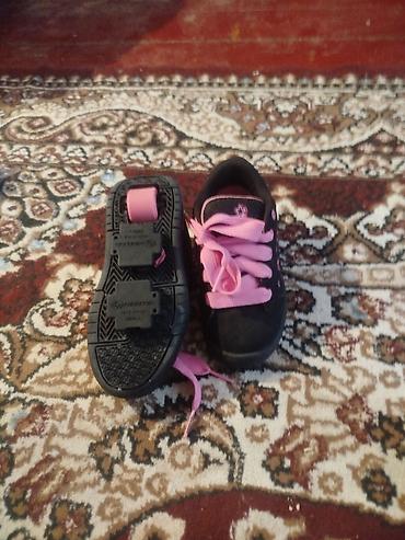 деми туфли: Кроссовки‑ролики Heelys для детей - Цвет: черный верх с розовыми — 2