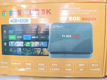 asus zenfone 2 ze551ml 32gb ram 4gb: Yeni Smart TV boks Pulsuz çatdırılma