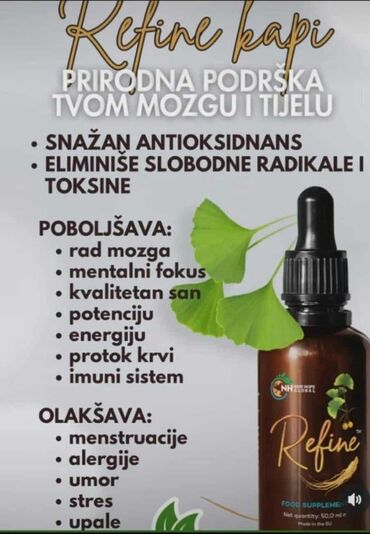 Suplementi: Refine kapi – prirodni dodatak ishrani na bazi ginka bilobe - Podrška — 13
