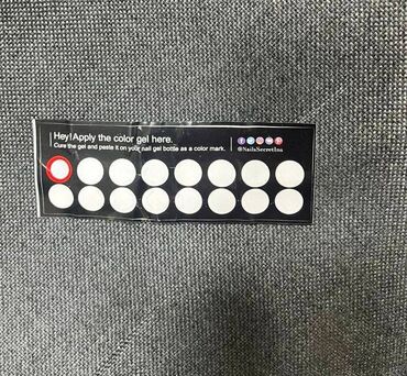 магнитный наклейка: Наклейки для обозначения цвета гель -лака