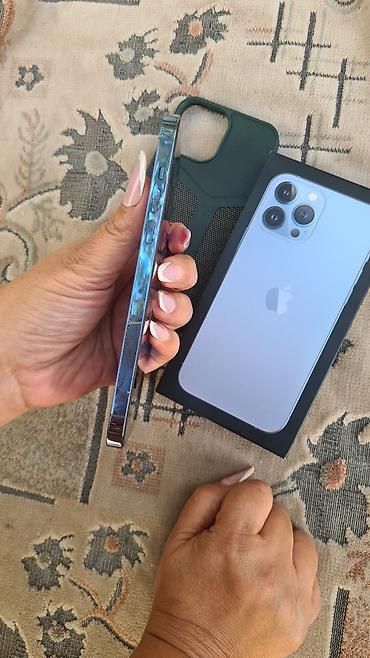 fly phone: IPhone 13 Pro Max, 256 GB, Blue Titanium, Simsiz şarj, Face ID — 5