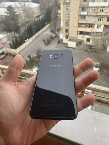 samsung x460: Samsung Galaxy S8, 64 GB, rəng - Qara, Barmaq izi, Face ID