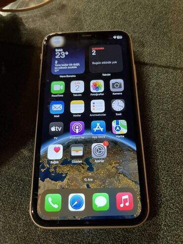 qrafik planşet satilir: IPhone 11, 128 GB, Ağ, Barmaq izi, Face ID