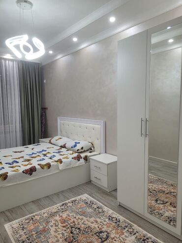 1 ком кв в бишкеке продажа: 1 комната, Душевая кабина, Постельное белье, Кондиционер