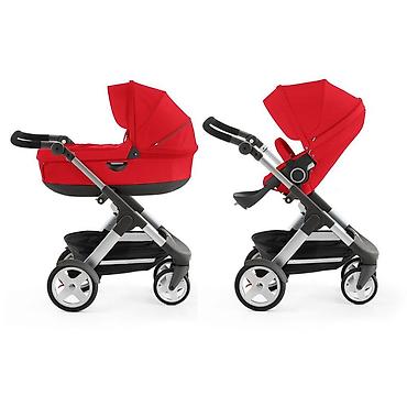 Коляска, Stokke, цвет - Розовый, Б/у, Самовывоз