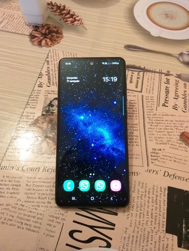 Sony: Samsung Galaxy A52, rəng - Qara, Barmaq izi