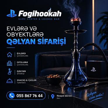 Fogihookah Game Center & Lounge Bar – Qəlyan sifarişi və