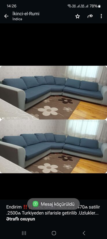 kunc divanlari: Угловой диван