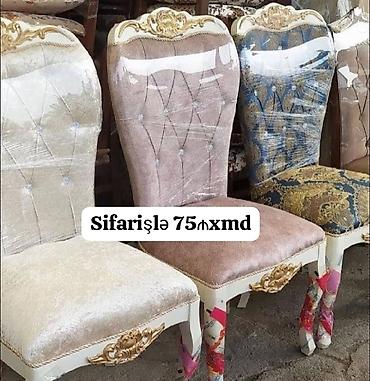 restoran stullari: Qonaq otağı üçün, Taxta, Parça — 1
