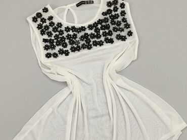 czarne bluzki w białe kropki: Блуза жіноча, Atmosphere, L, стан - Хороший