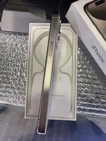 Apple iPhone: IPhone 15 Pro, 256 GB, Natural Titanium, Zəmanət, Simsiz şarj, Face ID — 6