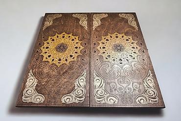 Нарды: Деревянные нарды "ARGO". - Материал: натуральное дерево (внутри — 6