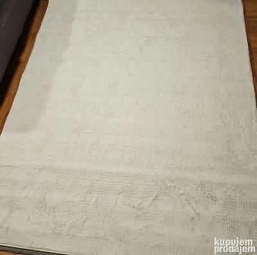 relaks: LUKSUZNI RELJEFNI TEPIH MEK POPUT KRZNA (200x160 cm) – Bež / Krem — 5