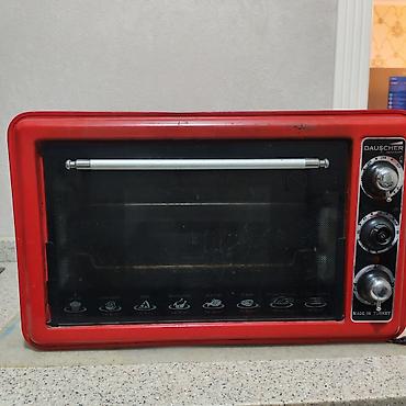 Духовки: Мини-печь Dauscher (Made in Turkey), красный корпус. Основные — 12