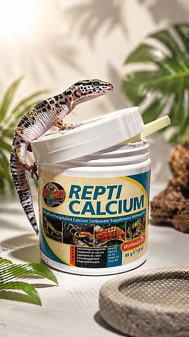 akvarium az: Zoo Med Repti Calcium – D3-suz kalsium karbonat əlavəsi (85 q) butun — 1