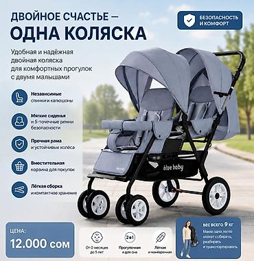 Коляскалар: Балдар арабасы, түсү - Күмүш, Жаңы, Өзү алып кетүү, Акысыз жеткирүү, Акылуу жеткирүү — 7