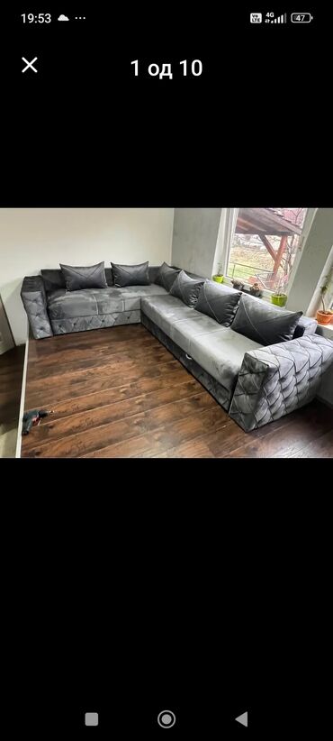 Ugaone garniture: Garniture čest 270× 180 zicano jezgro razvlace se za spavanje — 10