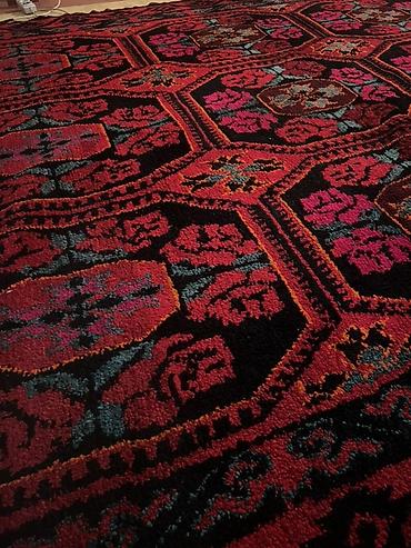Ковры и паласы: Ручной ковёр с геометрическим и цветочным орнаментом. - Тип: ворсовый — 6