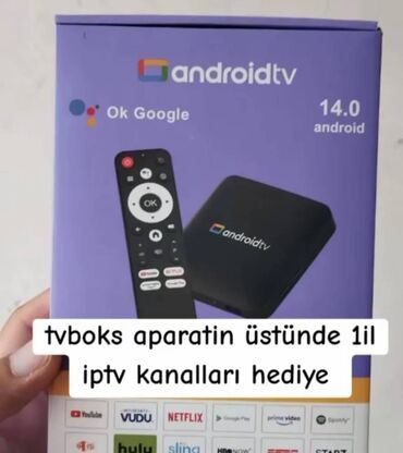 ady smart proqrami: Yeni Smart TV boks 2 GB / 16 GB, Android, Pulsuz çatdırılma, Rayonlara çatdırılma