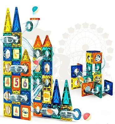 chicco buster: 3D Magnetne edukativne kocke za sklapanje – 73 dela Magnetne kocke za — 3
