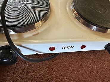 silver elektrikli soba: Wolf iki gözlü elektrikli plitə. Tam işlək vəziyyətdə — 2
