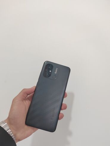 telefon j2 2018: Xiaomi Redmi 12C, 64 GB, rəng - Qara, 
 Düyməli, Barmaq izi