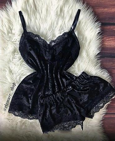 Костюмы с шортами: Женский комплект из рубашки и шорт с принтом под зебру - Состав — 15