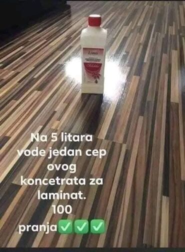 Kućna hemija i proizvodi za kuću: Koncentrat za podove sadrži visok postotak površinski aktivnih — 6