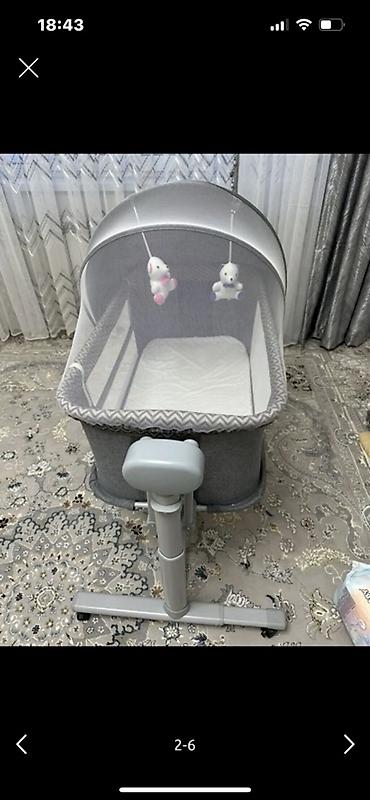 Люльки: Люлька, Колыбель, Металл, цвет - Серый — 3