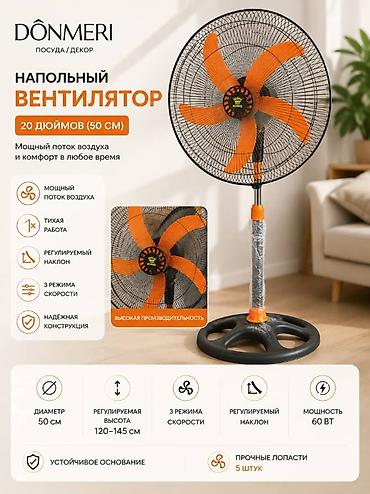 Вентилятор Напольный, Лопастной