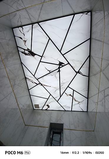asma tavanlar hamam: Asma tavan, Metal, Suyadavamlı — 9