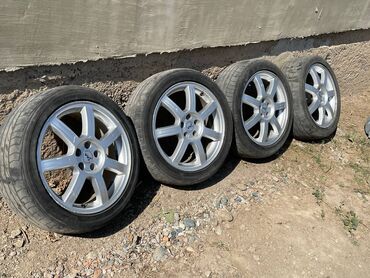 диски шини: Шины 225 / 45 / R 17, Лето, Б/у, Комплект, Легковые, Корея, Roadshine