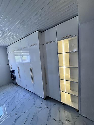 vitrin mebel sifarişi: Sifarişlə mətbəx dəsti, Özü çəkən petlələr, MDF, Kredit var, Ödənişli çatdırılma — 6