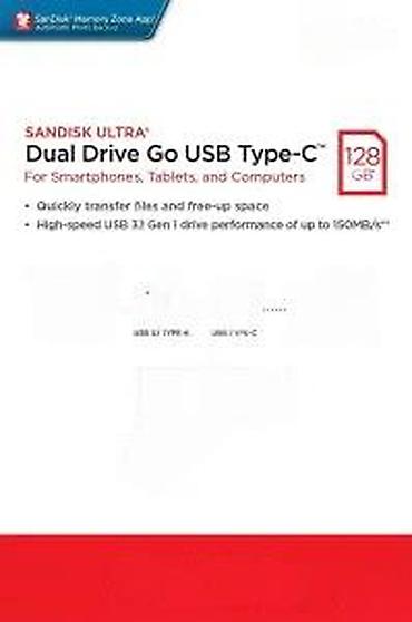Druga oprema za računare i laptopove: SanDisk Ultra Dual Drive Go USB Type-C, 128 GB - Dvostruki konektor — 15