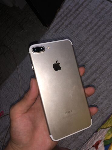 айфон на запчасти: IPhone 7 Plus, Колдонулган, 128 ГБ, White Titanium, 100 %