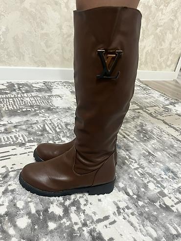 lui vitton: Сапоги, 38, Louis Vuitton, Новый, цвет - Коричневый — 3