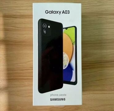 iwlenmiw telefonlarin satisi: Samsung Galaxy A03, 32 GB, rəng - Qara, Sensor