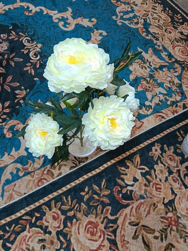 Декоративные цветы: Искусственные горшечные цветы - Яркие декоративные композиции в белых — 27