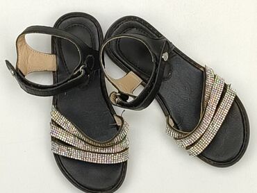 sandały rzymianki czarne: Sandals 31, Used