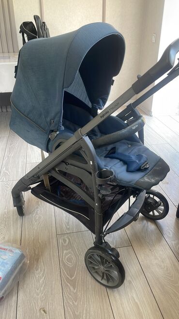 fatone коляска: Балдар арабасы, түсү - Көгүлтүр, Колдонулган