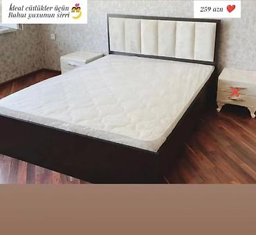 Çarpayılar: Yeni, İkinəfərlik çarpayı, Bazasız, Matras ilə, Siyirməsiz, Azərbaycan — 1