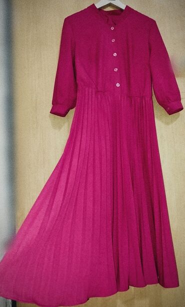 женские платья из двунитки: Вечернее платье, Длинная модель, 3XL (EU 46)