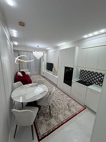 3 комнаты, 87 м², Асанбай мкр Элитка, 6 этаж, Свежий ремонт