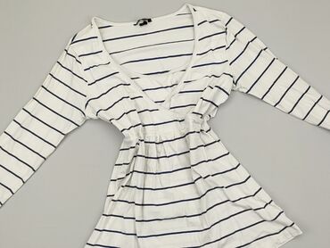 białe letnia bluzki: Блуза жіноча, H&M, S, стан - Хороший