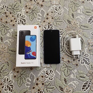 resmi 9 t: Xiaomi Redmi Note 11, 128 GB, rəng - Göy, 
 Barmaq izi, İki sim kartlı