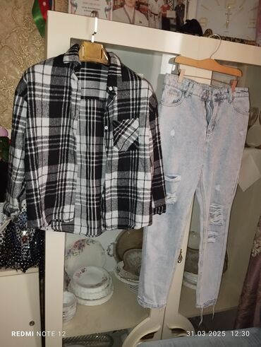 Women's Pants: Şalvar, Massimo Dutti, M, rəng - Qara — 2